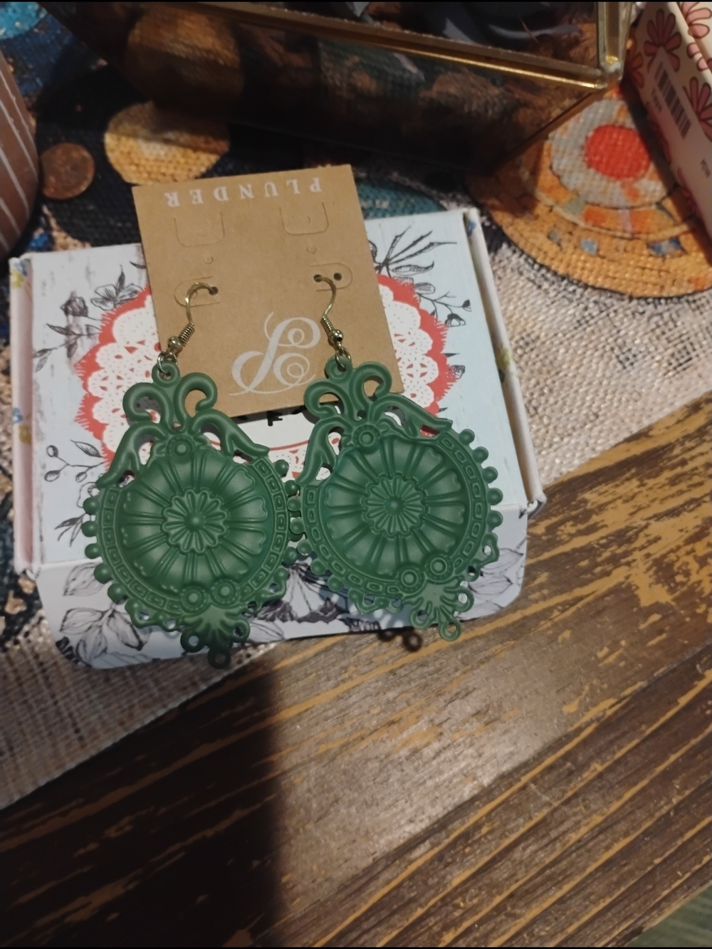 6 Pairs Of  Plunder Statement Earrings